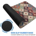 thumbnail image 6 of Long Mouse Pads for Desk,Orange Ethnic Rhombus Pattern Desk Mats on Top Of Desks, Desk Mouse Pad Extra Large with 3mm Non-Slip Base and Stitched Edge for Gaming,Office,Work,Home 31.5"x11.8", 6 of 6