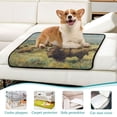 thumbnail image 5 of Washable Pet Pee Pads with Super Absorbent Reusable Training Pads for Dogs & Cats Buffalo Herd Oil Painting, 5 of 7