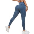 thumbnail image 2 of Celsior Cellulite Leggings Skin-Friendly Redefine Your Silhouette Effortlessly Tummy Shaping Pants Tummy Control Compression Pants Workout Yoga Pants Anti Cellulite Leggings Breathable Navy S, 2 of 3