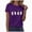 Dark Purple, variant on TOWED22 Halloween Ghost Shirt for Women Fall Spooky Season Graphic Short Sleeve Autumn Tops Blouse(Yellow,XXL)