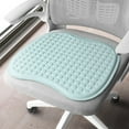 thumbnail image 6 of Memory Foam Seat Cushion in Gray - Cloth Material for Breathability, Provides Comfort for Office & Home Chairs, Ergonomic Design, 6 of 7