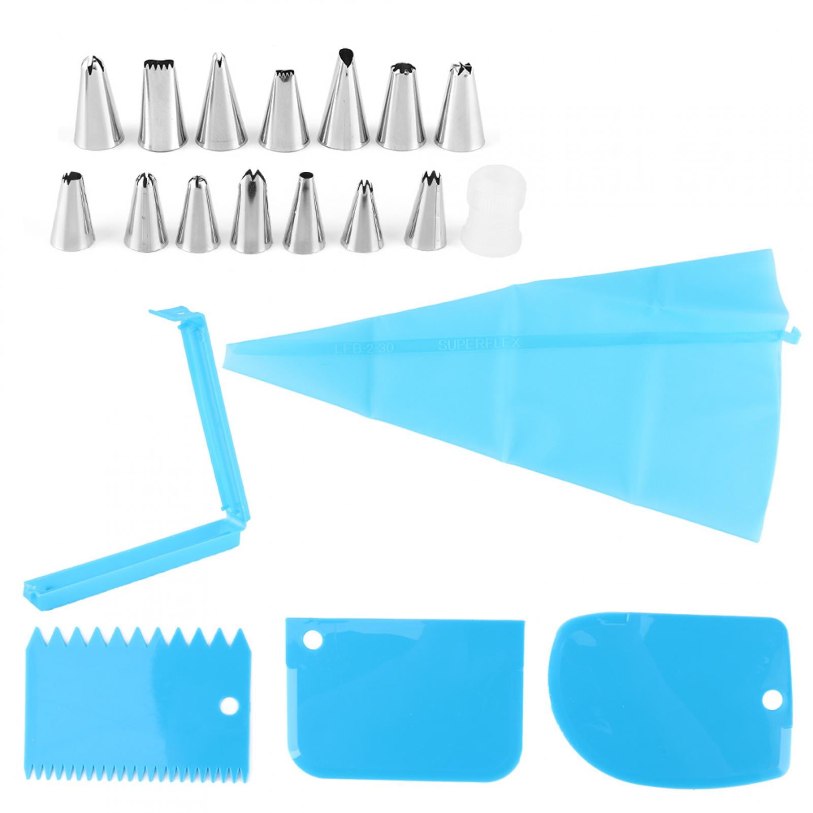 Details about   20Pcs Cake Baking Decorating Kit Set Piping Nozzles Cream Squeeze Bag Tools 