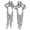 Z-02Black, variant on Ruyang Kids Plush Giraffe Hooded Jumpsuit Cute Animal Long Sleeve Onesie with Animal Horn Toddler Boys Girls Fall Warm Loungewear