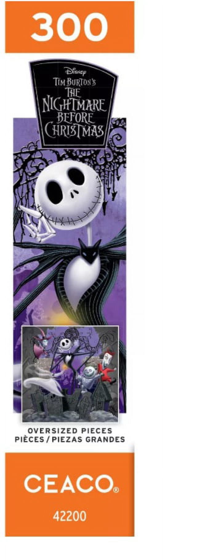 Ceaco - Christmas - Nightmare Before Christmas - Antics - 300 Piece Oversized Jigsaw Puzzle