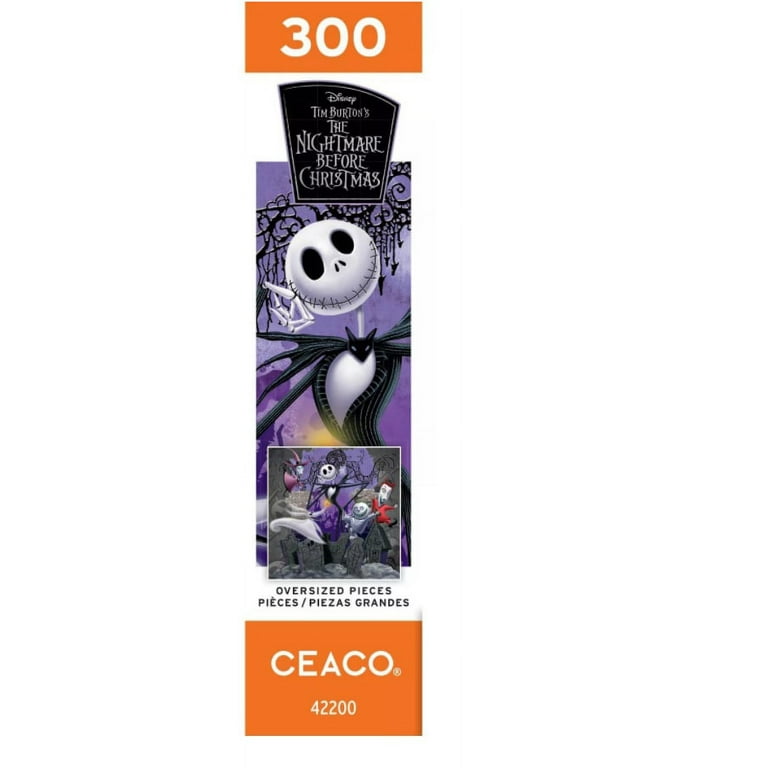  Ceaco - Disney - Nightmare Before Christmas - Nightmare Antics  - Oversized 300 Piece Jigsaw Puzzle : Toys & Games