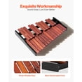 thumbnail image 4 of VEVOR Glockenspiel Xylophone, 25 Notes, Wooden Professional Xylophone Percussion Instrument, with 4 Mallets, Carrying Bag, Beginner Glockenspiel Musical Instrument Kit for Adults and Kids Students, 4 of 9
