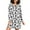 N129, variant on joogoo Cow Print Women's Long Sleeve Nightgown Sleepwear L