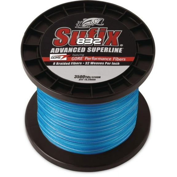 Sufix 832 Advanced Superline Braid 10 lb Coastal Camo Fishing Line - 3500 Yds