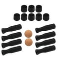 thumbnail image 3 of DYNWAVECA Foosball Table Handles 18Pcs/Set Standard Lightweight Mini Table Football Game Maintenance Practical Replacement Rod End Orange Ball, 3 of 10