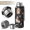 thumbnail image 2 of 20 Oz Basset Hounds with Bones and Presents Coffee Tumbler Double Wall Insulated Stainless Steel Water Bottle | Metal Reusable Thermoses Flask with Cup Cap | Leak & Sweat Proof with Anti-Dust Lid, 2 of 7