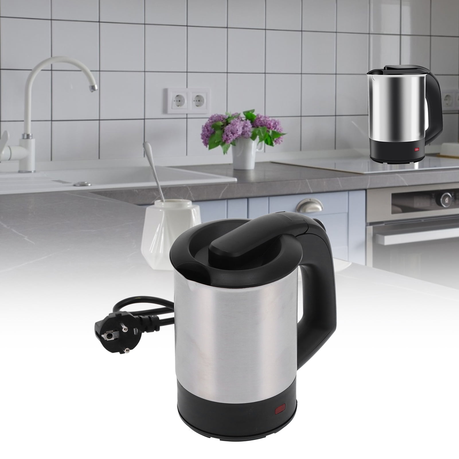 Electric Kettle, EU 220V Automatic Power Off Water Boiler For Home For Kitchen For Travel