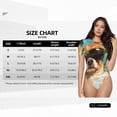 thumbnail image 5 of Pofeuu Funny Swimming Chihuahua Print Short Sleeve Body Suits Women Round Neck Bodysuits for Women Onesie Adult Set Body Suit-Small, 5 of 7