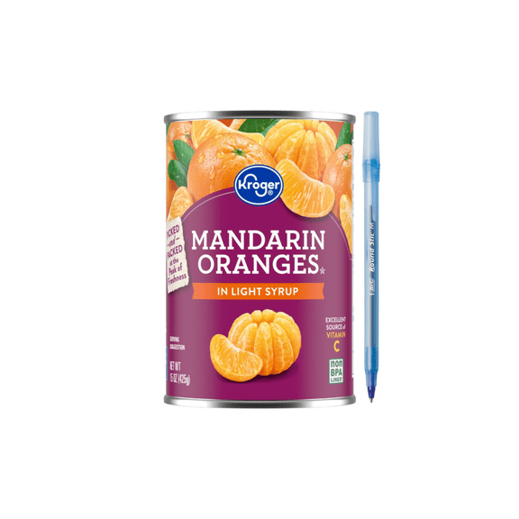 KR Canned Mandarin Oranges in Light Syrup 45 oz 3 CAN