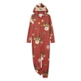thumbnail image 3 of MIPREWUY Christmas Family Matching Jumpsuit, Long Sleeve Hooded Elk Print Zipper Closure Loungewear, 3 of 10