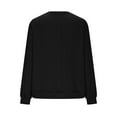 thumbnail image 5 of Antinious Womens Half Zip Cropped Pullover Solid Twisted Long Sleeve Casual Tops,Winter Sweatshirt for Women,Going Out Tops for Women,Black,XXL, 5 of 5