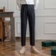 thumbnail image 3 of Pantalones de traje para hombre, pantalones caqui fluidos drapeados para hombre, traje holgado, ropa de estilo coreano, reseñas, muchos pantalones de vestir de alta calidad, 3 of 4