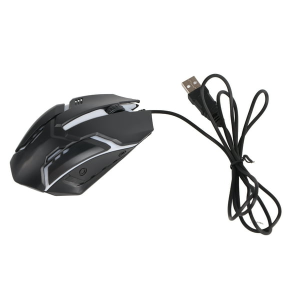 MS11 1600DPI retroiluminación con cable ratón USB ergonómico Gaming Notebook Office Gamer Mouse ratones