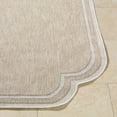 thumbnail image 4 of BoutiqueRugs Arnola Traditional Runner Rug - Outdoor Safe - Tan, Cream - 2'7" x 7'3" Runner, 4 of 8