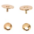 thumbnail image 5 of 50 juegos de broches de botón magnéticos de 18x2mm, cierres magnéticos finos de aleación de alta dureza, herrajes para monedero para ropa, color dorado, 5 of 5