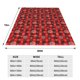 thumbnail image 3 of Balery Snowflakes On A Buffalo Plaid Manta de Felpa Suave y Acogedora – Cobija de Franela Aterciopelada para Cama, Lavable y Cálida para Sofá, Mascotas, Transpirable-80"x60", 3 of 7