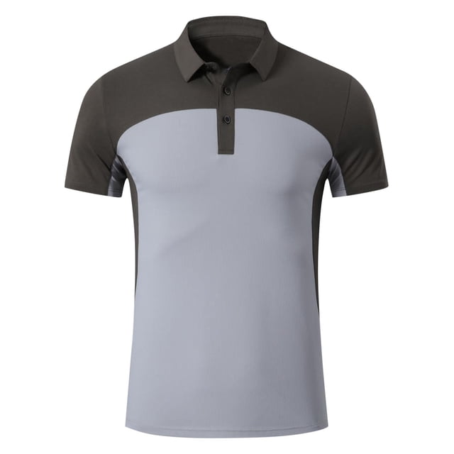 pstuiky Camisas de vestir de manga corta para hombre, Camiseta deportiva y de fitness para hombre, informal y moderna, de color liso, con cuello en V y manga corta. camisas casuales para hombre xxl