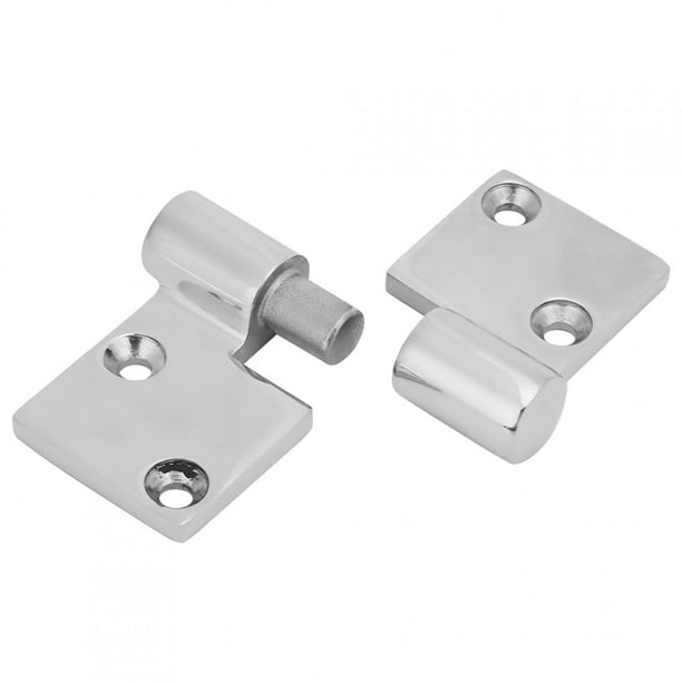 2 piezas de bisagras desmontables de acero inoxidable para cubierta de barco, izquierda y derecha, 90 x 38 mm