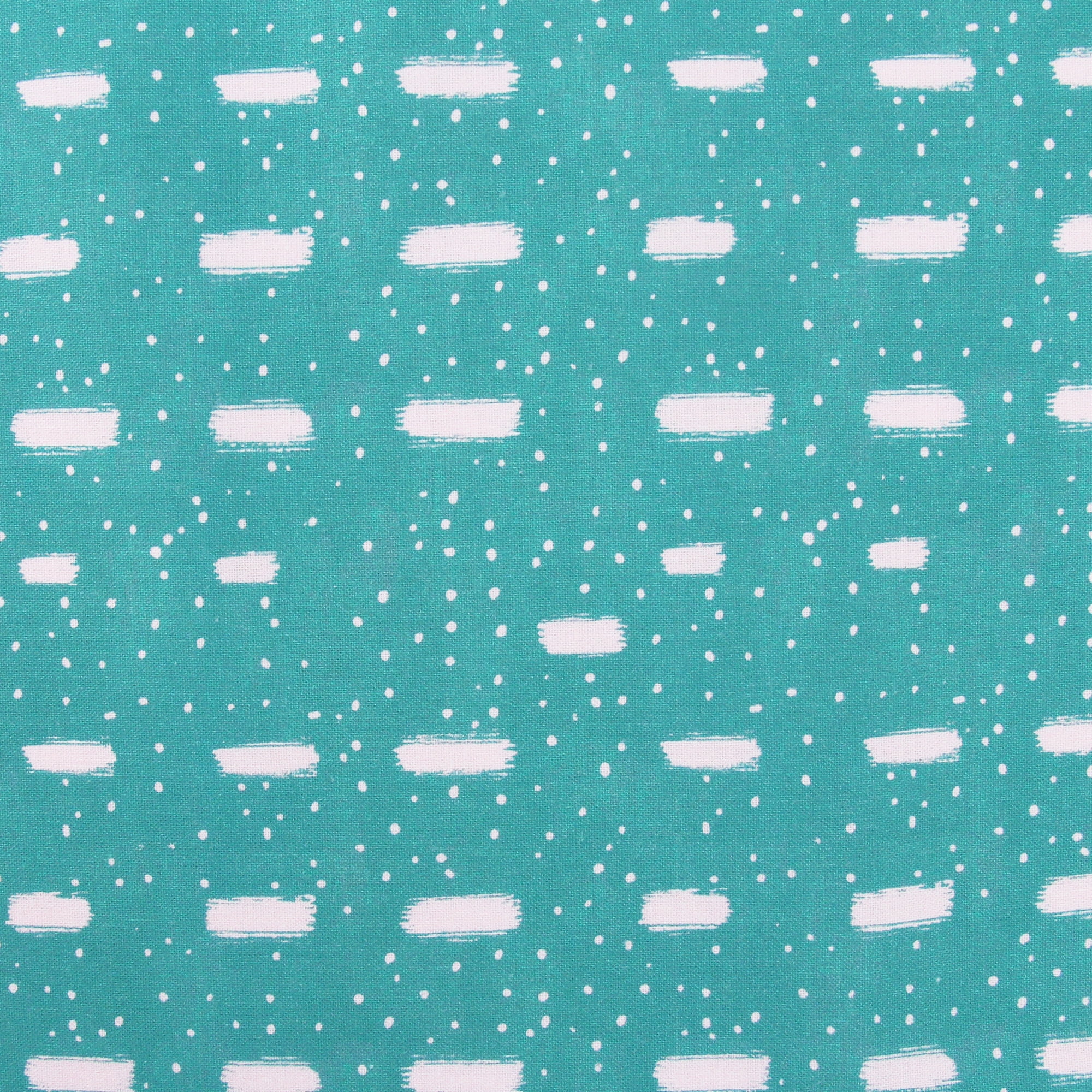 Threadart Cotton Quilting Fabric Sold By The Yard - Vintage Threads Collection - 44" Width - 100% Cotton - Quilting, Sewing, Crafts - Aqua Hatch