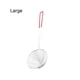 thumbnail image 3 of Moyic Herramienta de tamiz de acero inoxidable, aceite de harina, olla caliente, colador, bolas de cerdo fritas, colador de alimentos, Cocina y Comedor Rojo/L, 3 of 6