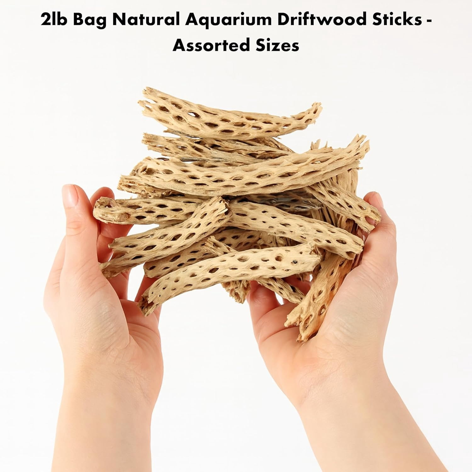 Koyal Wholesale Cholla Wood Aquarium Branches 2lb Bag Airplants Reptile Perch Decor