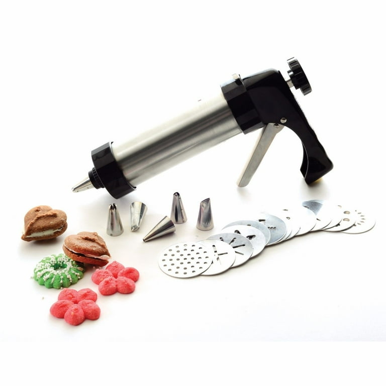 Norpro NOR-3299 S/S Cookie/Icing Press with Case - Walmart.com