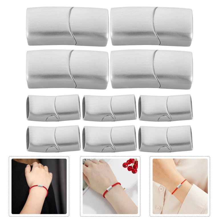 10pcs Jewelry Clasps Magnetic Type Clasp for Necklace Leather Bracelet  Chain DIY Making Accessories