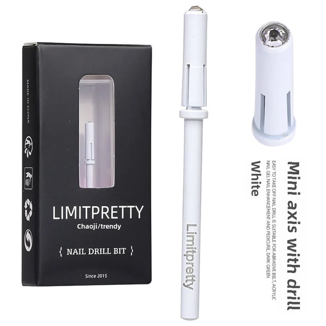 Máquina profesional para quitar esmalte de uñas con insertos de diamante para salones de belleza Herramientas para el cuidado profesional de las uñas