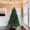 thumbnail image 6 of Prelit Christmas Tree Artificial Hinged Xmas Tree with Stand,Multicolor Lights,Decorated for Home Holiday,6FT, 6 of 10