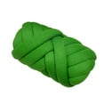 thumbnail image 3 of Chunky Yarn Jumbo Tubular Yarn Arm Knitting Yarn for Rug Making Blanket Hat Green, 3 of 8