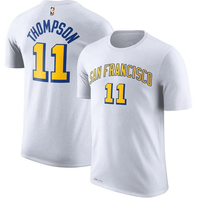 NBA Golden State Warriors clear number cotton T-shirt