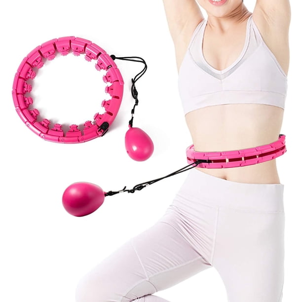 Smart Hoola Hoop With Auto Spinning Hoop 360degrees Massage No Fall With Soft Gravity Ball For Adults Thin Waist For Home Workout Weight Loss Keep Fit By Surcult Walmart Com Walmart Com