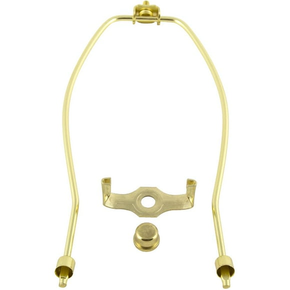 10" Brass Harp Set