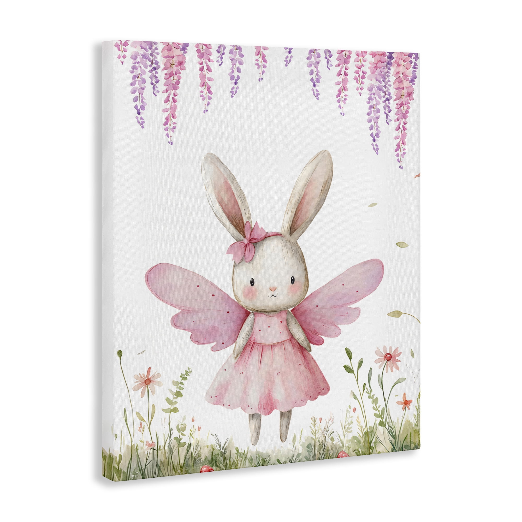 Stupell Industries Woodland Bunny Forest Fairy Canvas Wall Art, design by LSR Design Studio