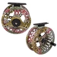 thumbnail image 4 of Large Arbor Fly Reel 7/8 Fish Skin Pattern Fly Fishing Reel Aluminum Alloy Left Right Hand Practice Fly Reel for Freshwater Saltwater, 4 of 9