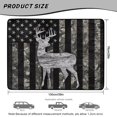 thumbnail image 7 of Jeiento Camo Deer USA Flag Car Trunk Mat 29"x39", All Weather Anti-Scratch Cargo Liner for Outdoor Hunting Travel SUV Sedan, 7 of 7