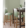 thumbnail image 2 of Sage Green Ombre Bar Stool Covers Set of 6, Modern Sage Green Abstract Art Stretch Washable Bar Chair Covers with Backs, Removable Pub Counter Height Chair Cover for Kitchen Dining Room Cafe, 2 of 7