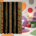 thumbnail image 2 of Erosebridal Classic Leopard Shower Curtain 72Wx84L,Brown Cheetah Print Bathroom Shower Curtain, 2 of 5