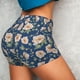 thumbnail image 4 of Fotbe Flower Shorts Sin Costuras – Shorts Deportivos de Cintura Alta para Mujer, Elásticos para Gimnasio, Yoga, Running o Ciclismo-Large, 4 of 8
