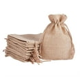 thumbnail image 2 of 20pcs/Set Linen Drawstring Bag Jewelry Gift Pocket Jewellery gift storage Small Pouch Snacks Storage Pack, 2 of 6