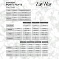 thumbnail image 6 of ZayWay Women's Stretch Ponte Pants with 5 Stylish Pockets - Perfect for Wear to Work - Dressy Leggings S-1000 Light Grey X-Large, 6 of 6