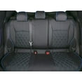 thumbnail image 6 of EKR Custom Fit CHR Car Seat Covers for Select Toyota CHR 2017 2018 2019 2020 2021 2022-Leatherette Full Set(Black with Blue Trim), 6 of 7