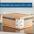 thumbnail image 5 of McKesson Exam Capes for Adults - Poly and Deluxe Tissue, Front or Back Opening, Unisex - White, One Size Fits Most, 21 in x 30 in, 100 Count, 5 of 11