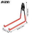 thumbnail image 3 of CSSJKYJ 4PCS Garage Hooks Heavy Duty Utility Steel with Anti-Slip Coating Wall Mount Storage Organizer for Hanging Power and Garden Tools, Ladders, Hose, Bikes, Ropes, Bulk Items, and More, 3 of 8