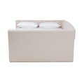 thumbnail image 2 of Baxton Studio Delora Full Size Beige Upholstered Daybed, 2 of 8