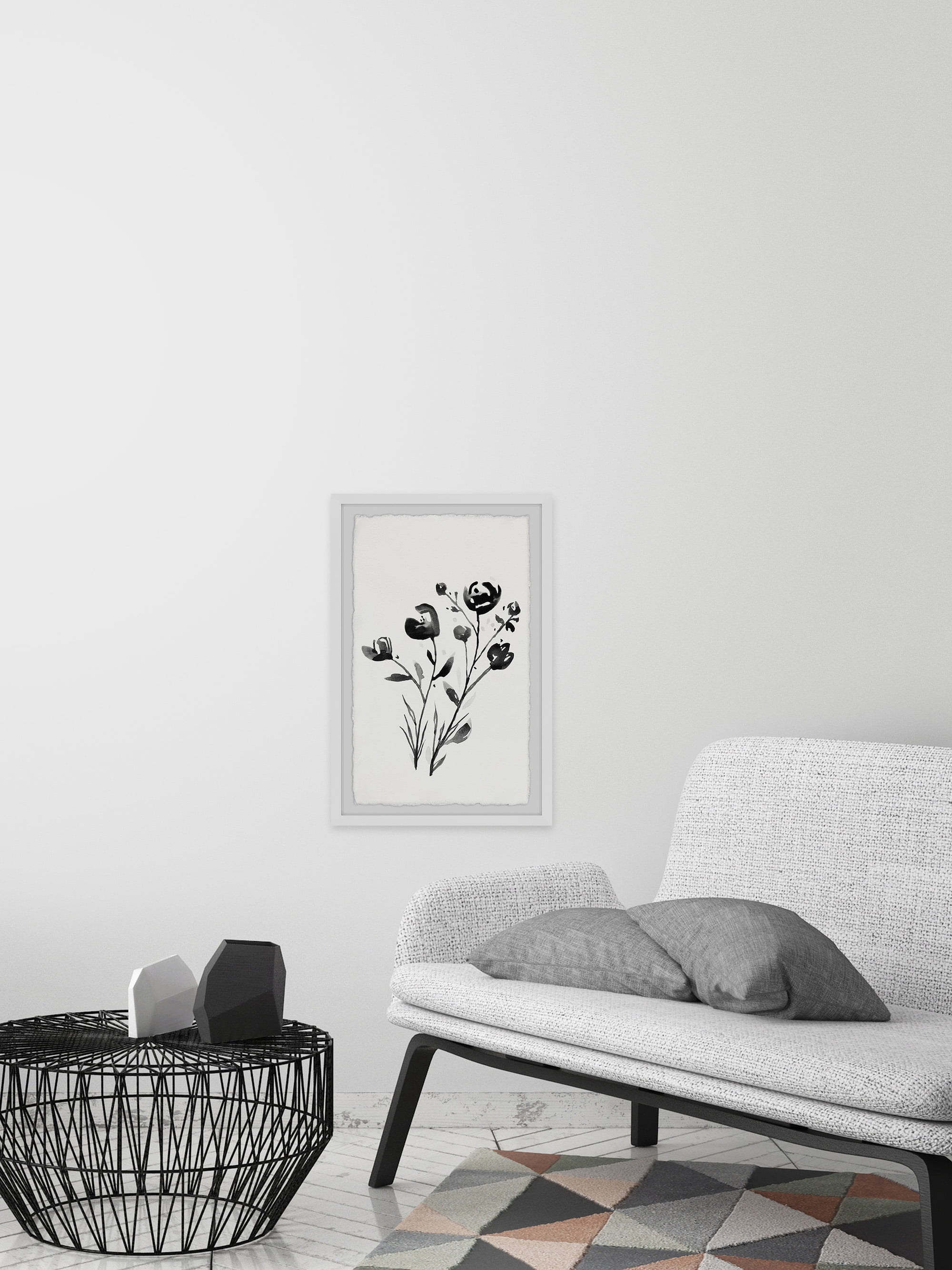 Winter Flowers II Framed Painting Print